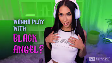 Erotic Gaming Session - Black Angel (Passthrough)
