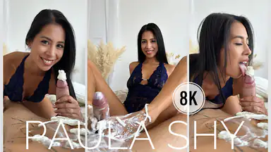 Crazy Blowjob with Gorgeous Paula Shy