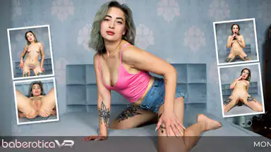 Big Black Dildo For Monro's Horny Pussy