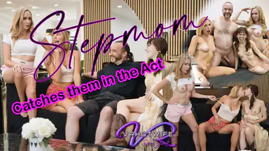 Reluctant Cuck Gets Teased in Step-Mom Orgy