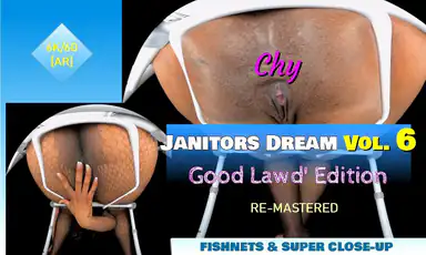 Janitors Fantasy Vol 6 Thick BBW Fishnets and Gaping Up Close Asshole Remastered