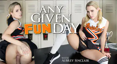 Any Given Funday Horny Cheerleader Aubrey Sinclair Porno
