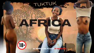 Tuktuk Raw Black Teenager Gags on Bbc in POV 8K 60fps