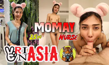 Flat Chested Nurse Met in a Mall Banged Within 20 Minutes
