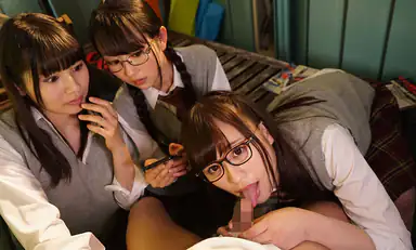 Locked Up by the Schoolgirls and Turned Into a Masturbation Tool