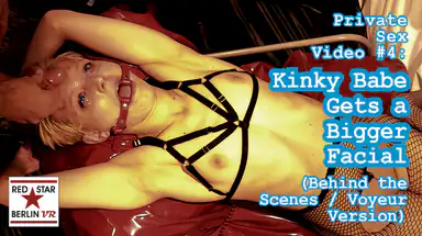 Private Sex Video 4 Kinky Babe Gets a Bigger Facial Behind the Scenes Voyeur Version