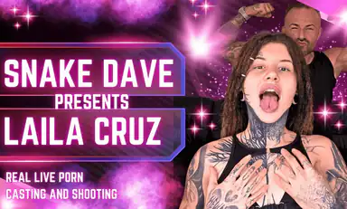 Snake Daves Porno Casting with Laila Cruz