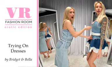 Trying on Dresses by Bridget Bella