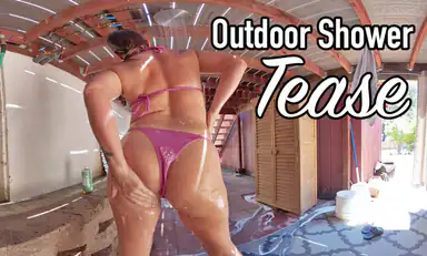 Outdoor Shower Tease