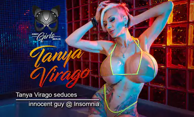 Tanya Virago Seduces Innnocent Guy at Insomnia Nightclub Berlin