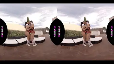 Pornbcn VR Special Julia De Lucia Virtual Reality Fucking in POV and Lesbian Cosplay Voyeur Full 4K Videos