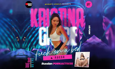 Russian Porn Actress Kristina Grace and Mugur Fuck on a Bed