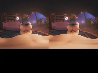 Princess Zelda Pounds Her Ass on Dick-VR