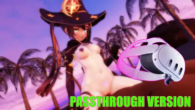 Genshin Impact Mona Beach Riding Passthrough