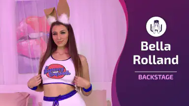 Backstage with Bella Rolland