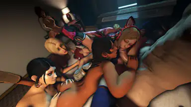 Tekken Pay It Forward Oral Orgy