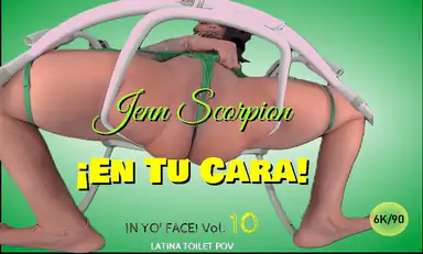 En Tu Cara in Yo Face Vol 10 Latina Toilet Tpov Jenn Scorpion Pussy Spread Gaping Passthrough