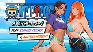You Can’t Cum Until You Satisfy Katrina Moreno And Blondie Fesser As Nami And Nico Robin