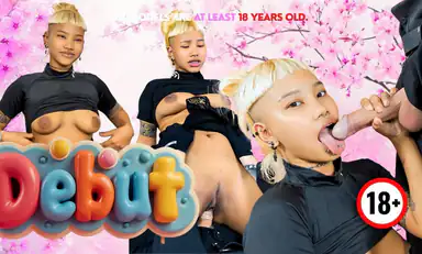 18 Teen Asian Chubby Squirts Like a Fountain on Her Debut