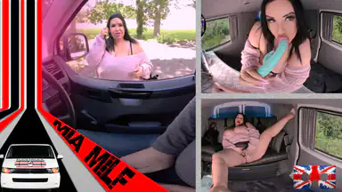 I've Lost My Dog - Huge Tits BBW Mia MILF Takes a Ride