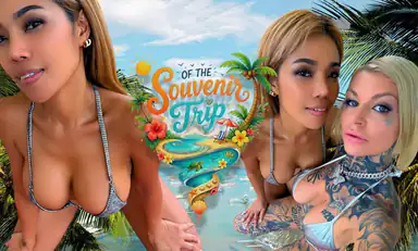 Holidays in Asia Turned Into a Wild 3some with My Busty Girlfriend and Some Random Asian Slut with Huge Tits