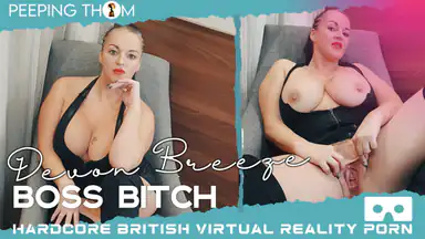 Boss Bitch; Big Tits Amateur Solo Cock Shaming