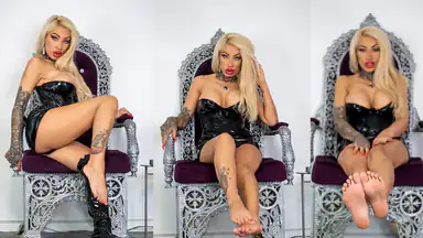 Boots to Toes Mistress Saida's Provocative Feet Fantasy