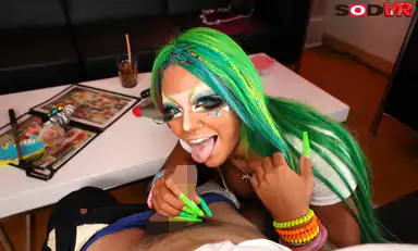 A Real Gal Hooker with Dark Skin You Can Fuck at Karaoke