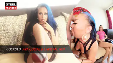 Cockold Aya Goldie & Christal Hot