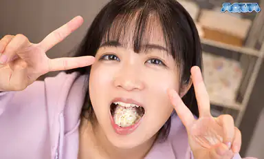 Inside Beautiful Girl Mouth