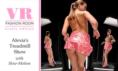 Alexias Treadmill Show with Slowmo