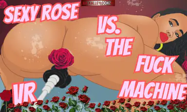 Sexy Rose Bubble Butt vs the Big Dick Fuck Machine