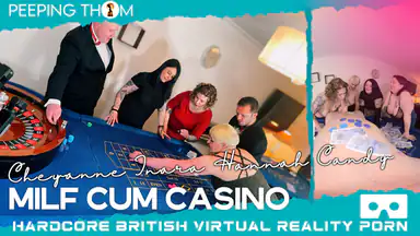 MILF Cum Casino - Four Amateur BBW British MILFs
