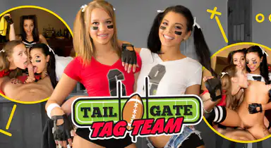 Tailgate Tag Team Hot Babes Bar VR Orgy