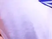 Milf Secretly Masturbating Over Panties on Toilet