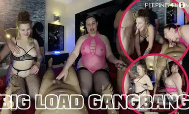 Huge Load Special Double Swingers Party Kora and Crystal