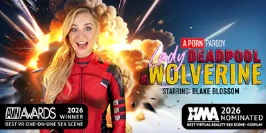 Lady Deadpool and Wolverine a Porn Parody