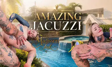Busty Australian Maddison Ink Gives Me Sloppy Jacuzzi Blowjob Before I Pound Her From Behind Raw