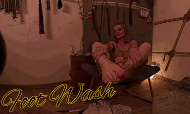 Foot Wash and Pedicure