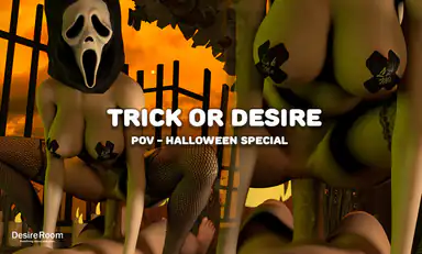 Trick or Desire Halloween Special Cowgirl POV