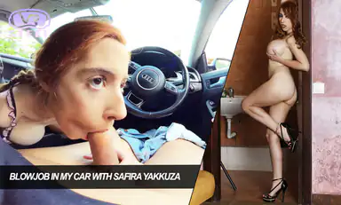 Blowjob in My Car with Safira Yakkuza