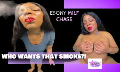 Smoking Hot Ebony Stepmom Chase Milf Smoking Fantasy
