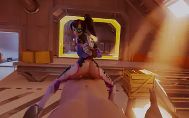 Overwatch D Va Tied Up POV