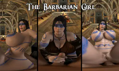 The Barbarian Girl Cg